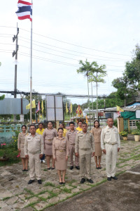 จัดกิจกรรมแสดงความเคารพธงชาติและร้องเพลงชาติไทย ... พารามิเตอร์รูปภาพ 1