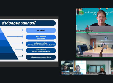 โครงการอบรมออนไลน์ "พัฒนาศักยภาพกรรมการใหม่" (ออนไลน์) ... พารามิเตอร์รูปภาพ 23