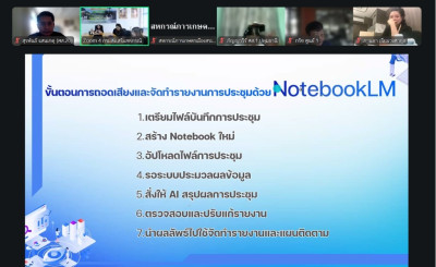 การประยุกต์ใช้ NotebookLM ... พารามิเตอร์รูปภาพ 1